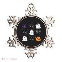 Spooky Season Cute Boo Ghost Coquette Halloween Ornament thumb 0