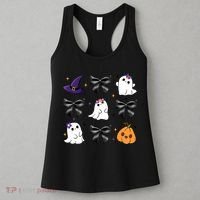 Spooky Season Cute Boo Ghost Coquette Halloween Women's Tank Top thumb 3