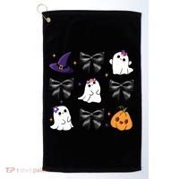 Spooky Season Cute Boo Ghost Coquette Halloween Golf Towel thumb 0