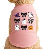 Spooky Season Cute Boo Ghost Coquette Halloween Doggie Tank thumb 0