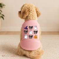 Spooky Season Cute Boo Ghost Coquette Halloween Doggie Tank thumb 2