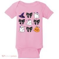 Spooky Season Cute Boo Ghost Coquette Halloween Baby Bodysuit thumb 0