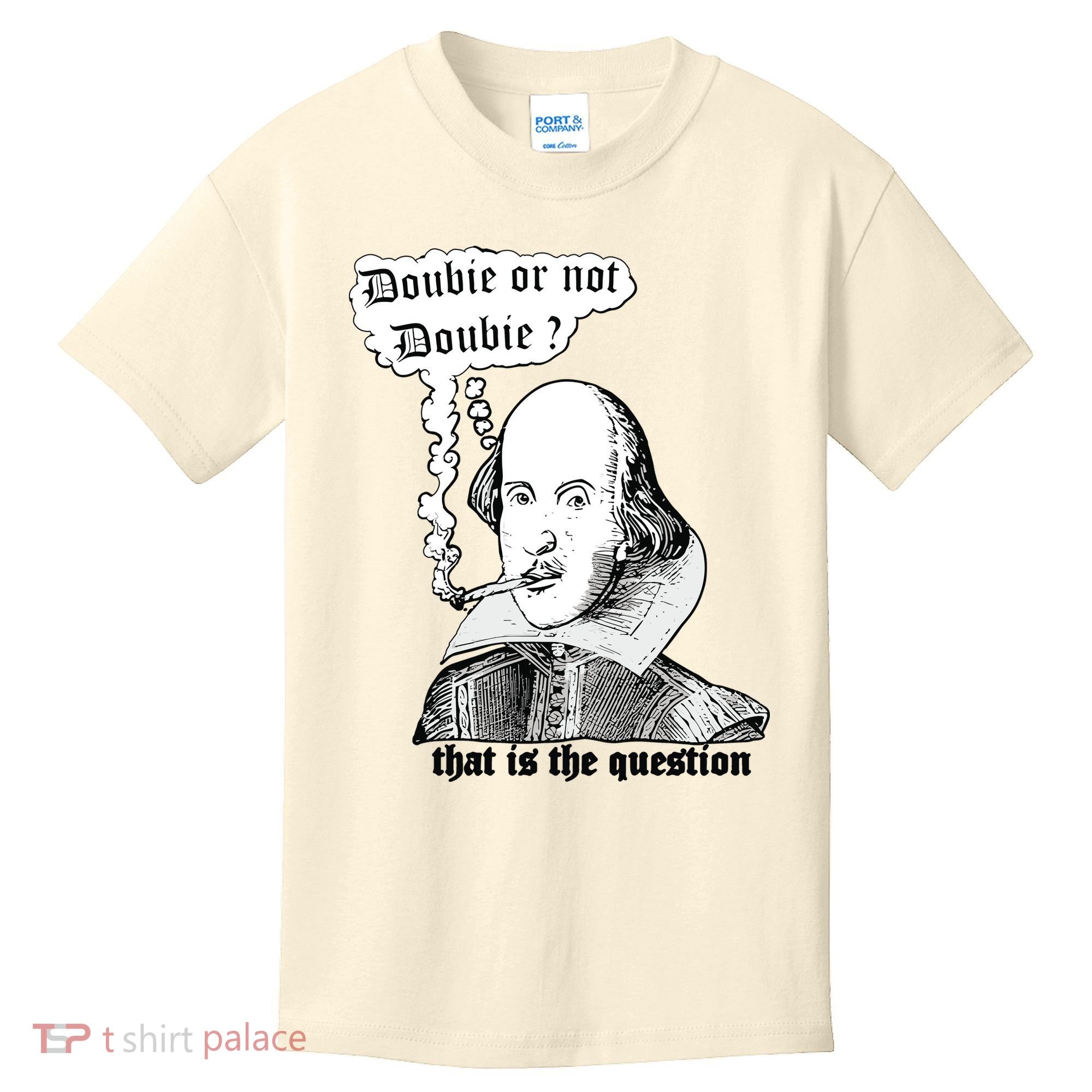 Shakespeare Smoking Doobie Or Not Doobie That Is The Question Kids T-Shirt