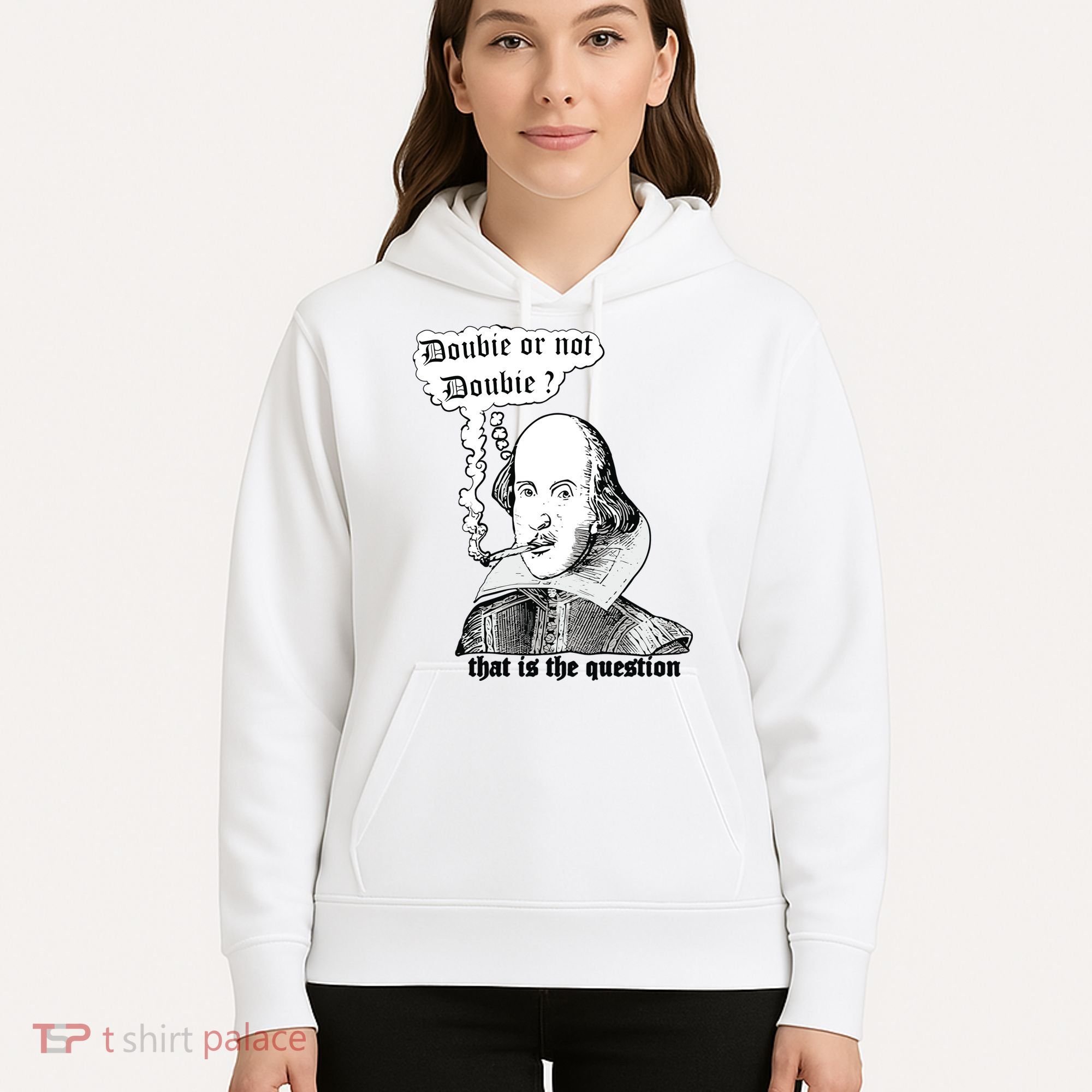 Shakespeare Smoking Doobie Or Not Doobie That Is The Question Hoodie