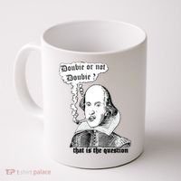 Shakespeare Smoking Doobie Or Not Doobie That Is The Question Coffee Mug thumb 0