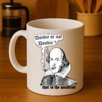 Shakespeare Smoking Doobie Or Not Doobie That Is The Question Coffee Mug thumb 4