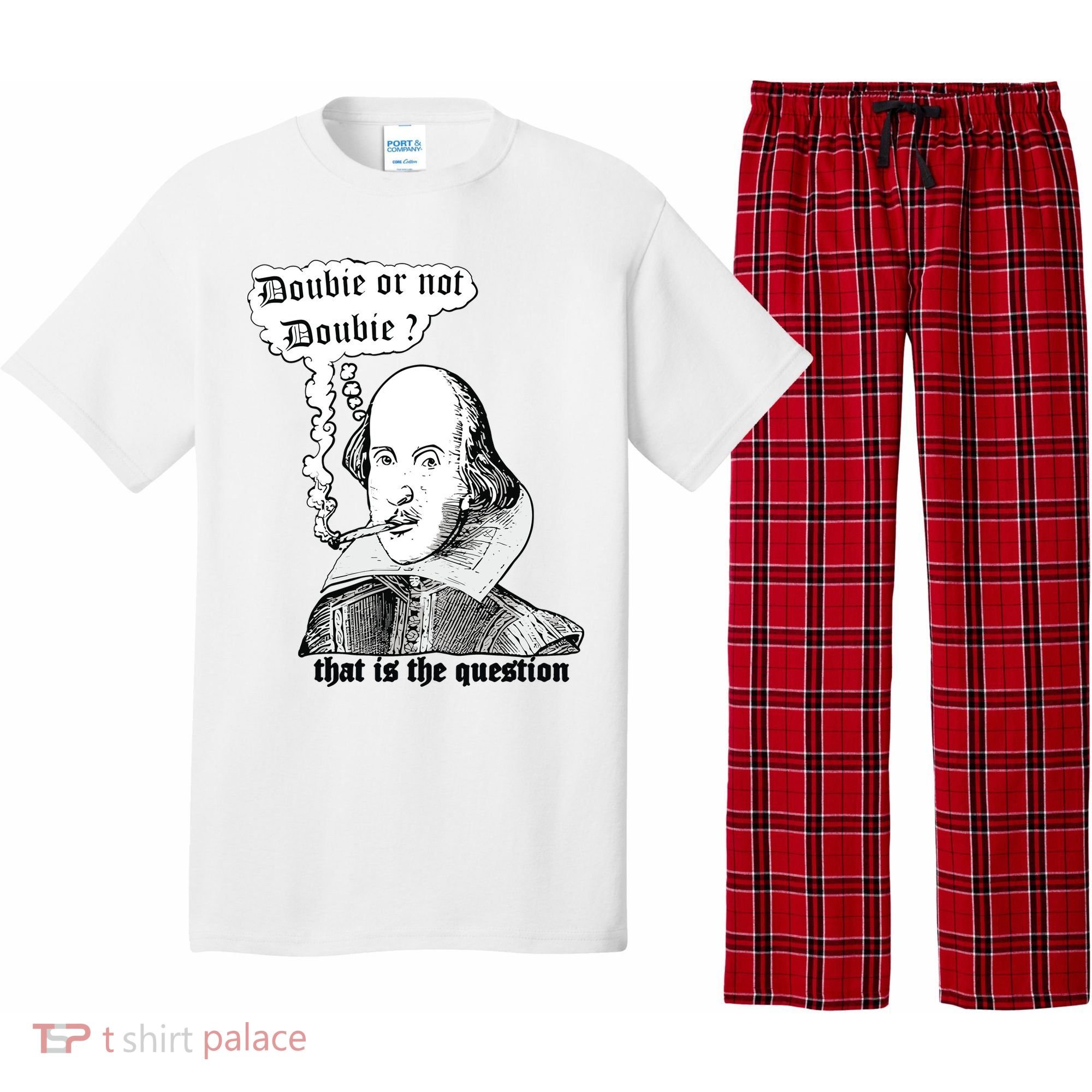 Shakespeare Smoking Doobie Or Not Doobie That Is The Question Pajama Set