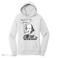 Shakespeare Smoking Doobie Or Not Doobie That Is The Question Women's Hoodie thumb 0