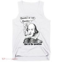 Shakespeare Smoking Doobie Or Not Doobie That Is The Question Tank Top thumb 0