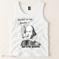 Shakespeare Smoking Doobie Or Not Doobie That Is The Question Tank Top thumb 2
