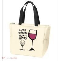 Swing Swear Drink Repeat Golf & Wine Wome Tote Bag thumb 3