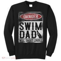 Swimming Swimmer Danger Swim Dad Sweatshirt thumb 0
