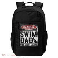Swimming Swimmer Danger Swim Dad Backpack thumb 0