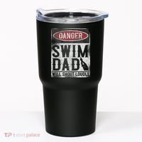 Swimming Swimmer Danger Swim Dad Tumbler thumb 0