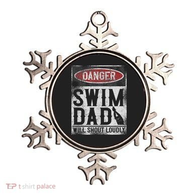 Swimming Swimmer Danger Swim Dad Ornament