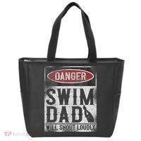 Swimming Swimmer Danger Swim Dad Tote Bag thumb 0