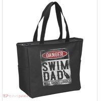 Swimming Swimmer Danger Swim Dad Tote Bag thumb 2