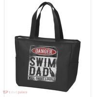 Swimming Swimmer Danger Swim Dad Tote Bag thumb 3