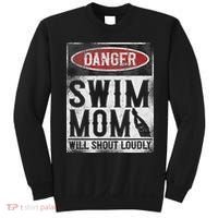 Swimming Swimmer Danger Swim Mom Sweatshirt thumb 0