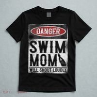 Swimming Swimmer Danger Swim Mom T-Shirt thumb 5