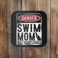 Swimming Swimmer Danger Swim Mom Coaster thumb 0