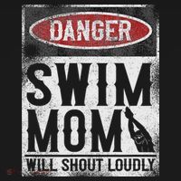 Swimming Swimmer Danger Swim Mom Coaster thumb 2