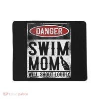 Swimming Swimmer Danger Swim Mom Mousepad thumb 0