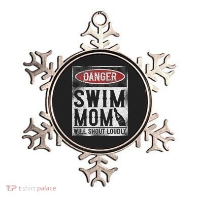 Swimming Swimmer Danger Swim Mom Ornament