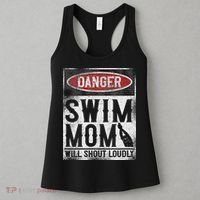 Swimming Swimmer Danger Swim Mom Women's Tank Top thumb 3
