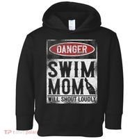 Swimming Swimmer Danger Swim Mom Toddler Hoodie thumb 0