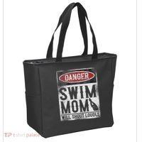 Swimming Swimmer Danger Swim Mom Tote Bag thumb 2