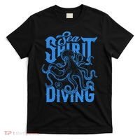 Sea Spirit Diving Funny Fishing Poster T-Shirt thumb 0