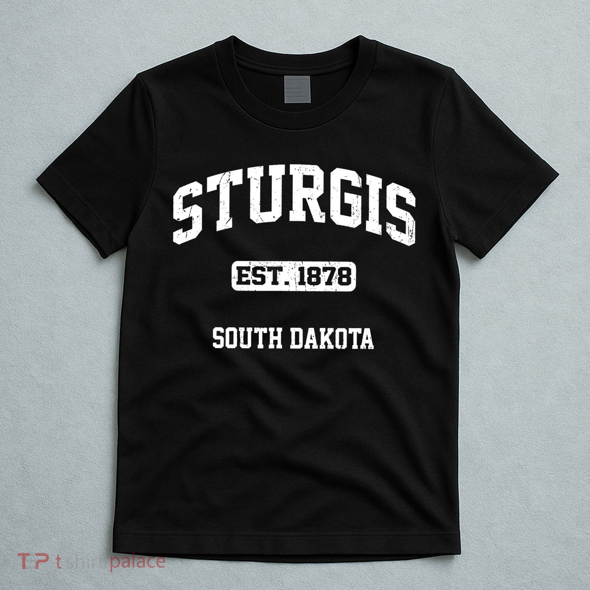 Sturgis South Dakota SD vintage State Athletic style T-Shirt