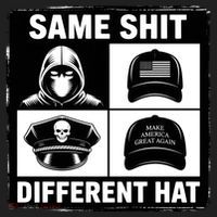 Same ShJt Different Hat Funny Women's Sweatshirt thumb 2
