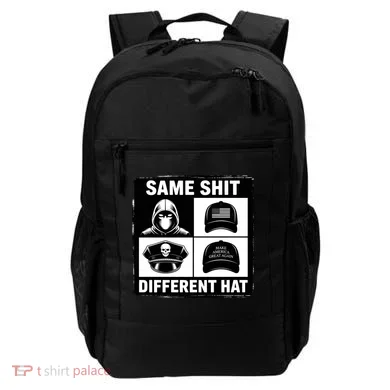 Same ShJt Different Hat Funny Backpack