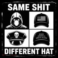 Same ShJt Different Hat Funny Tote Bag thumb 4