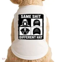 Same ShJt Different Hat Funny Doggie Tank thumb 0