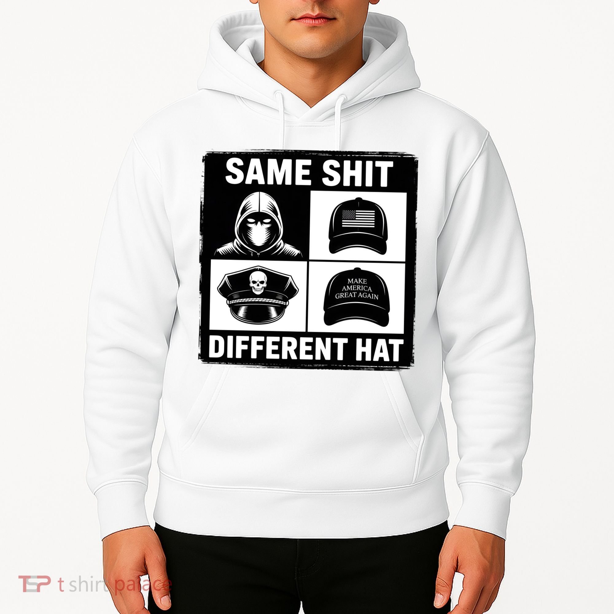 Same ShJt Different Hat Funny Hoodie