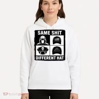 Same ShJt Different Hat Funny Hoodie thumb 5