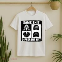 Same ShJt Different Hat Funny T-Shirt thumb 2