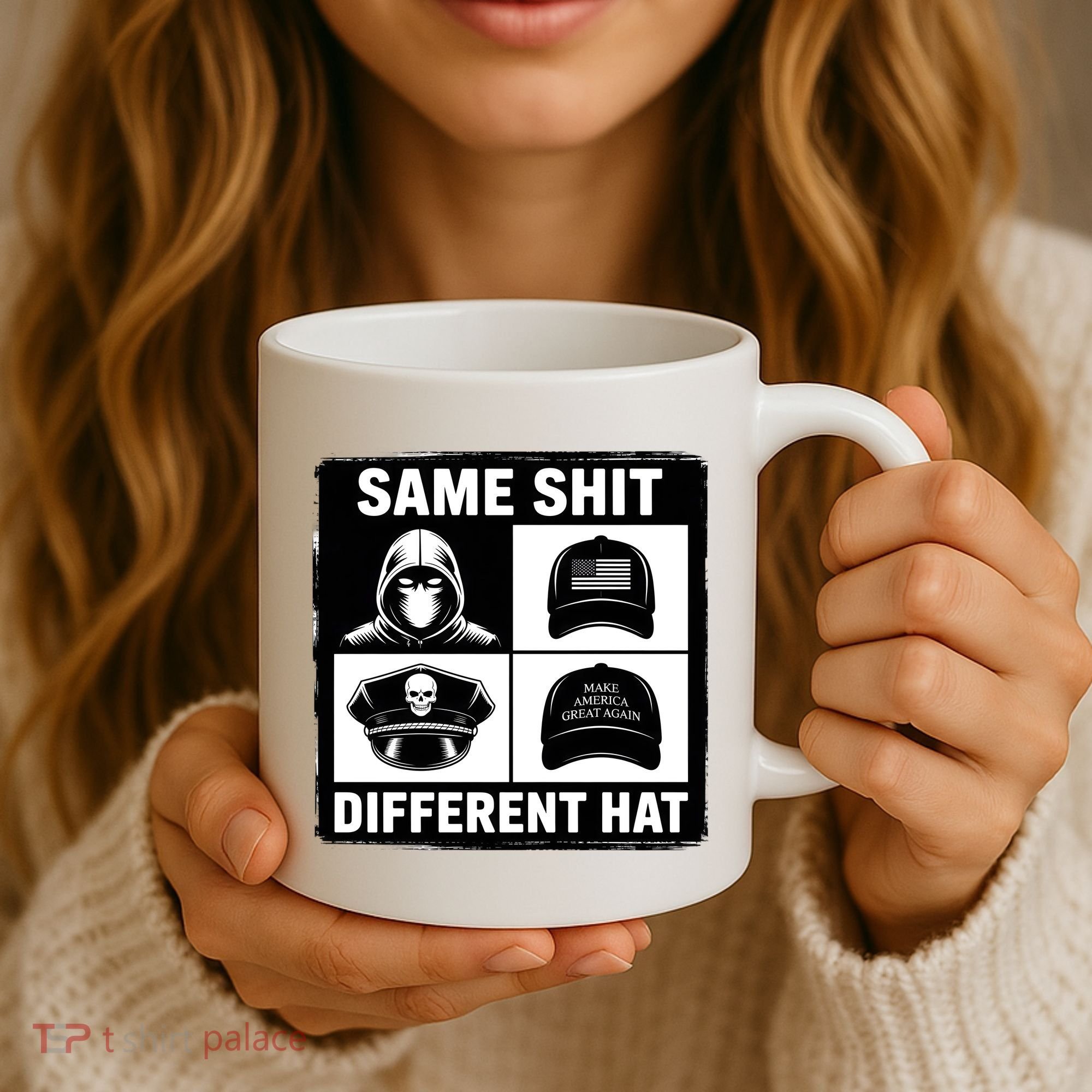 Same ShJt Different Hat Funny Coffee Mug