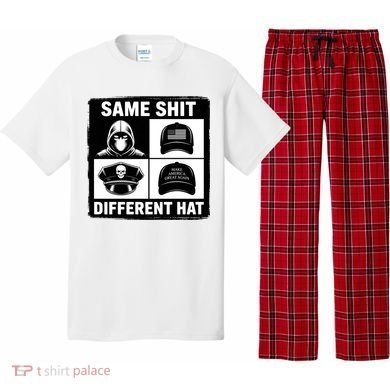Same ShJt Different Hat Funny Pajama Set