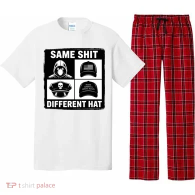 Same ShJt Different Hat Funny Pajama Set