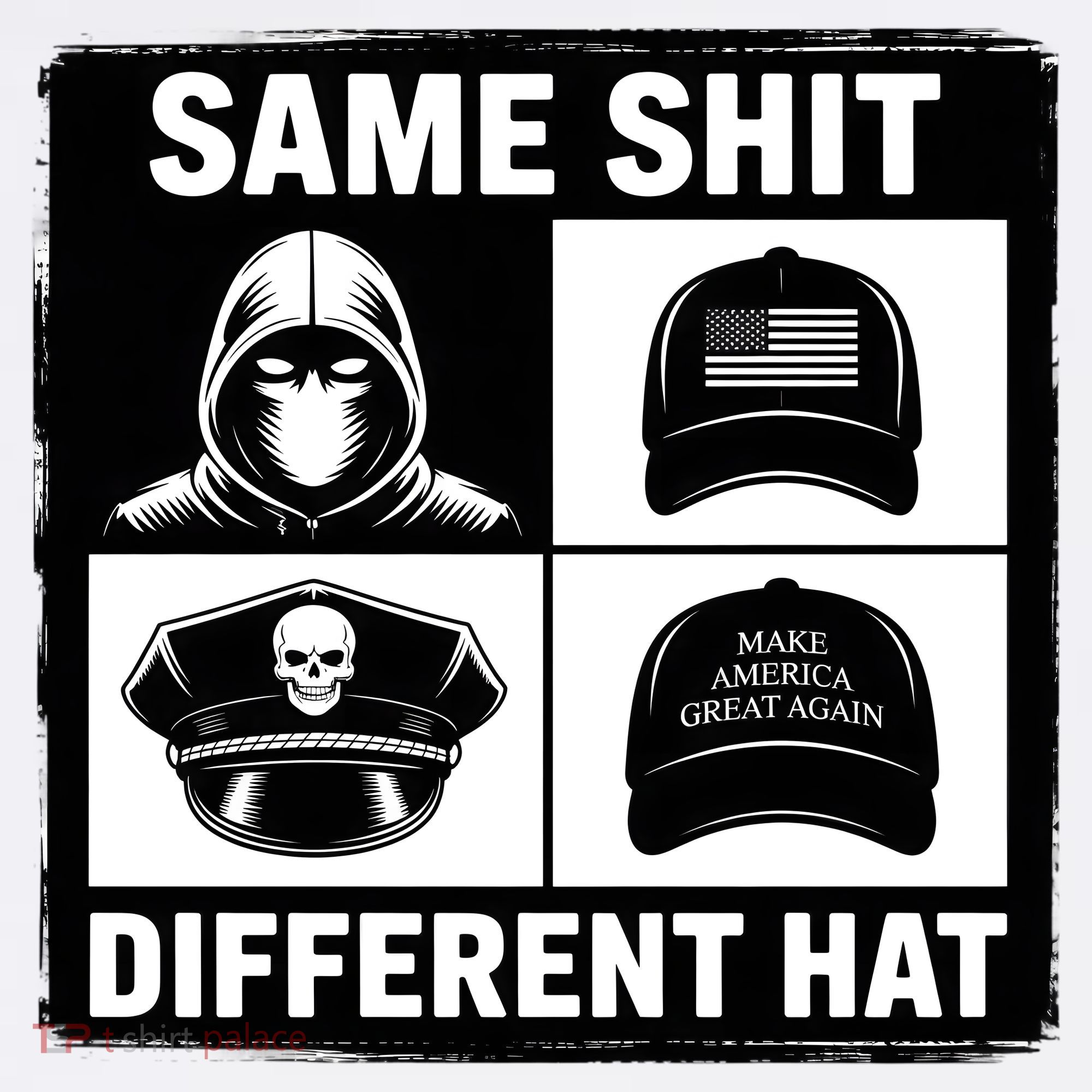 Same ShJt Different Hat Funny Polo