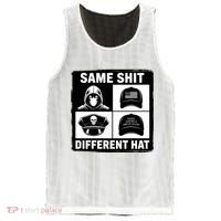 Same ShJt Different Hat Funny Mesh Reversible Basketball Jersey Tank thumb 0
