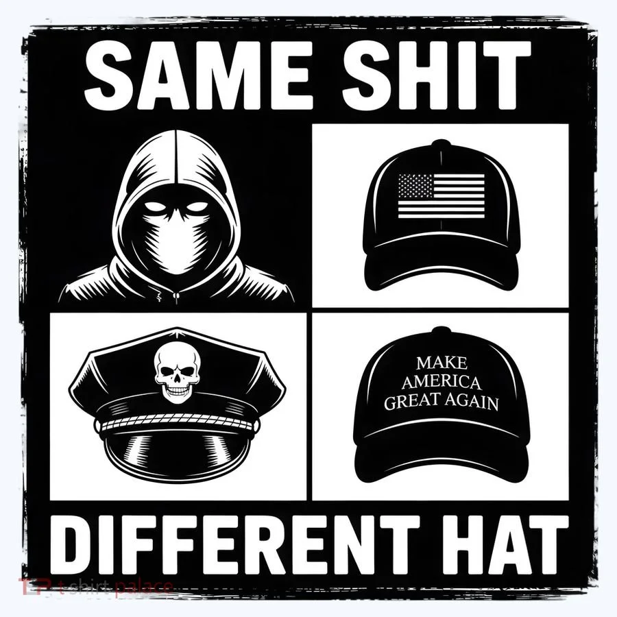Same ShJt Different Hat Funny Mousepad