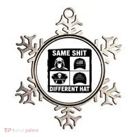 Same ShJt Different Hat Funny Ornament thumb 0