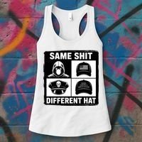 Same ShJt Different Hat Funny Women's Tank Top thumb 3