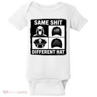 Same ShJt Different Hat Funny Baby Bodysuit thumb 0