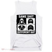 Same ShJt Different Hat Funny Tank Top thumb 0